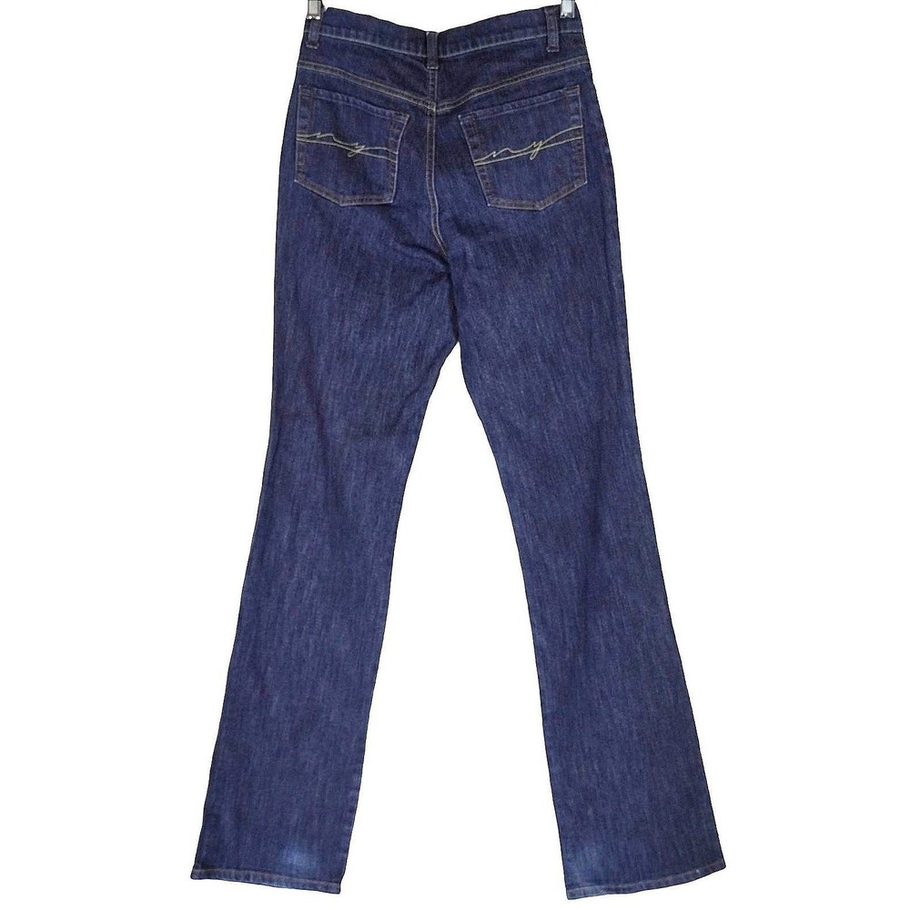 Battery Park Bootcut Jeans Women‎ 6 Tall Dark Wash Indigo Stretch High Rise